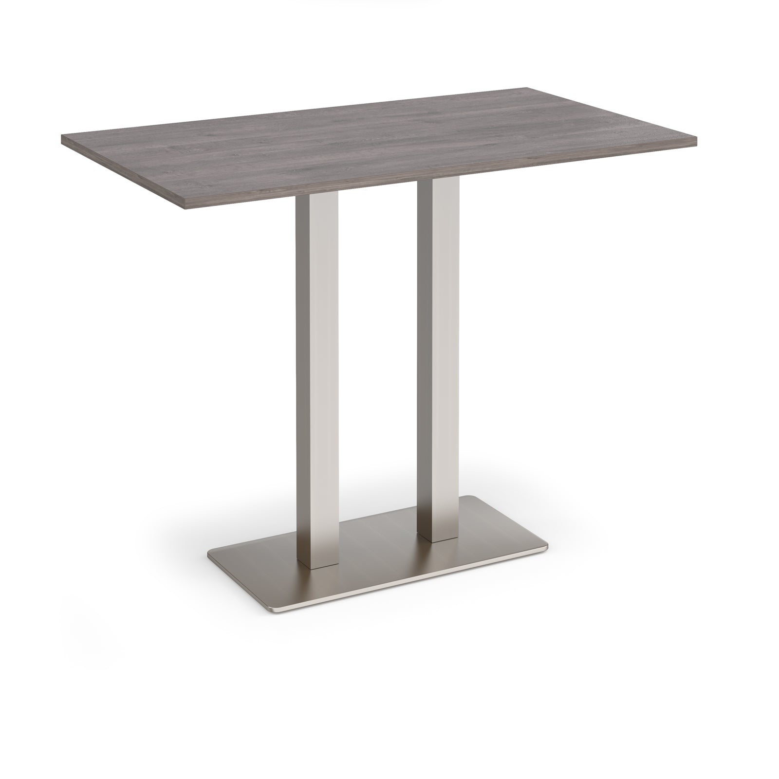 Eros rectangular poseur table with twin uprights