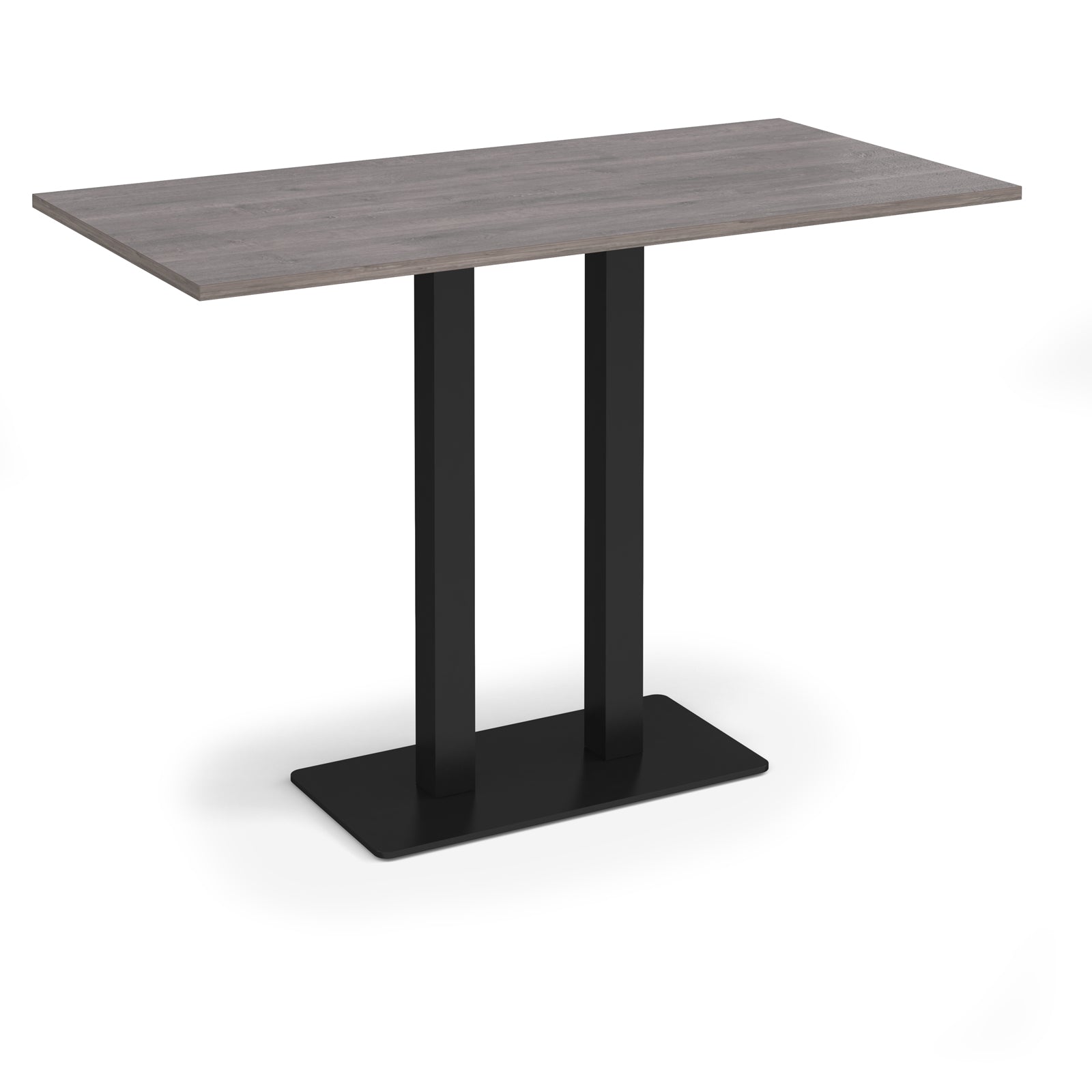 Eros rectangular poseur table with twin uprights