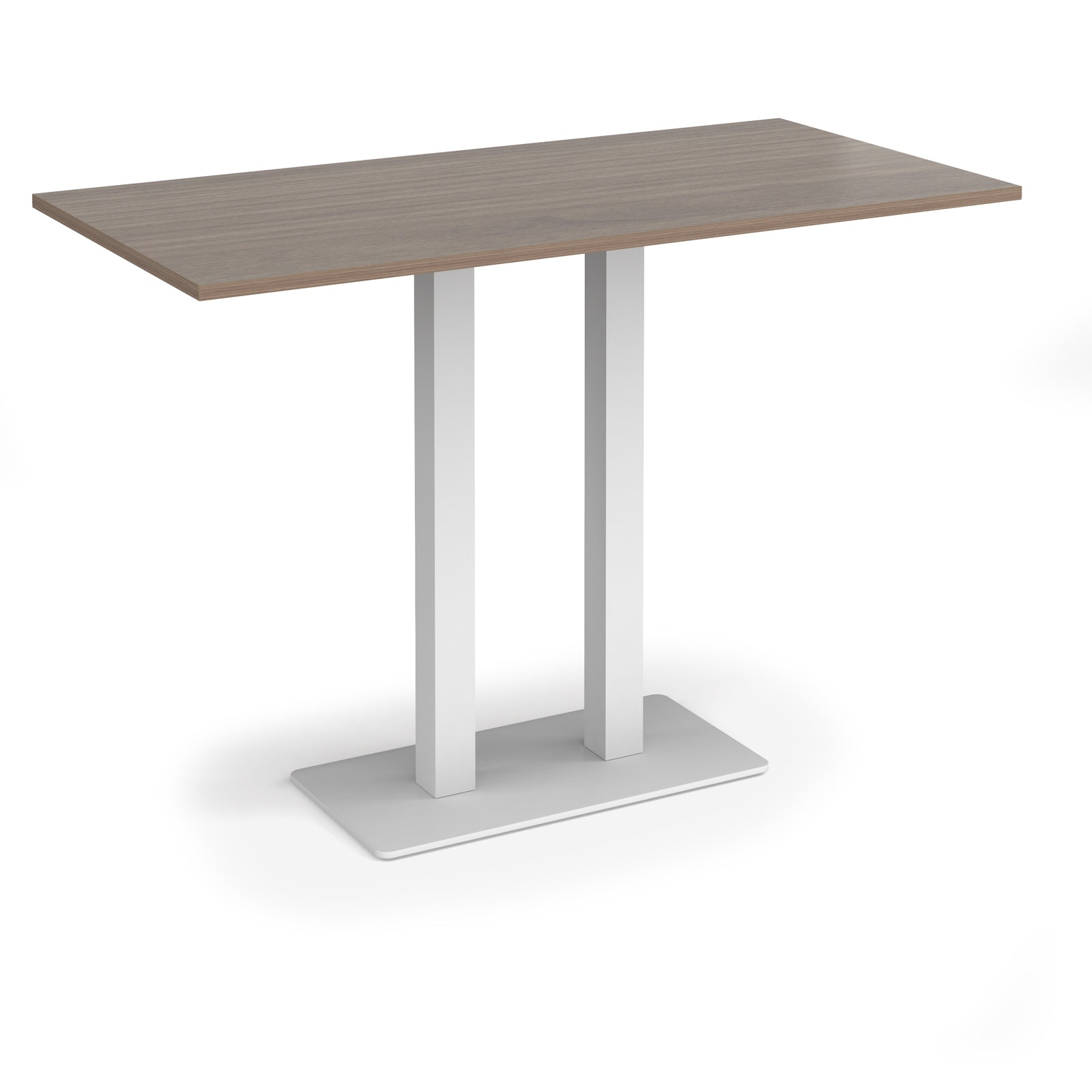 Eros rectangular poseur table with twin uprights