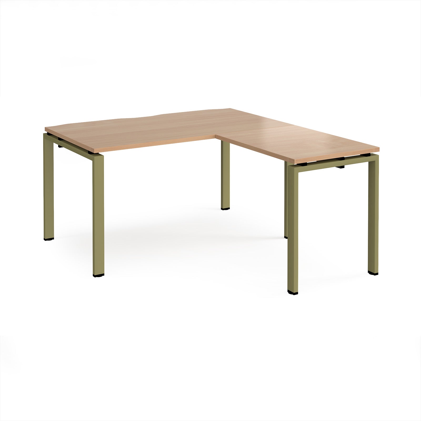 Adapt straight desk with return