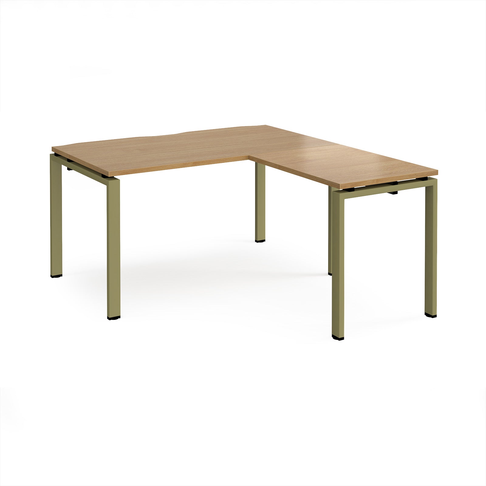 Adapt straight desk with return