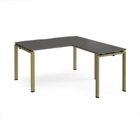 Adapt straight desk with return