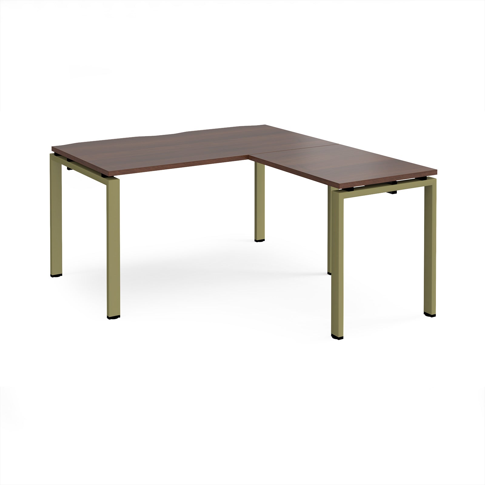 Adapt straight desk with return
