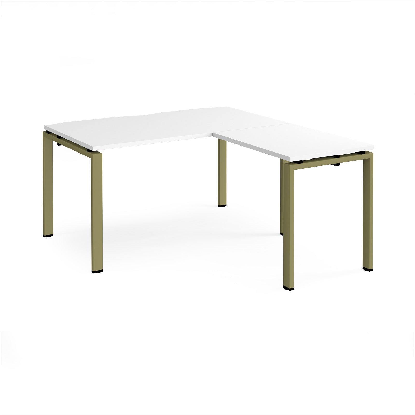 Adapt straight desk with return