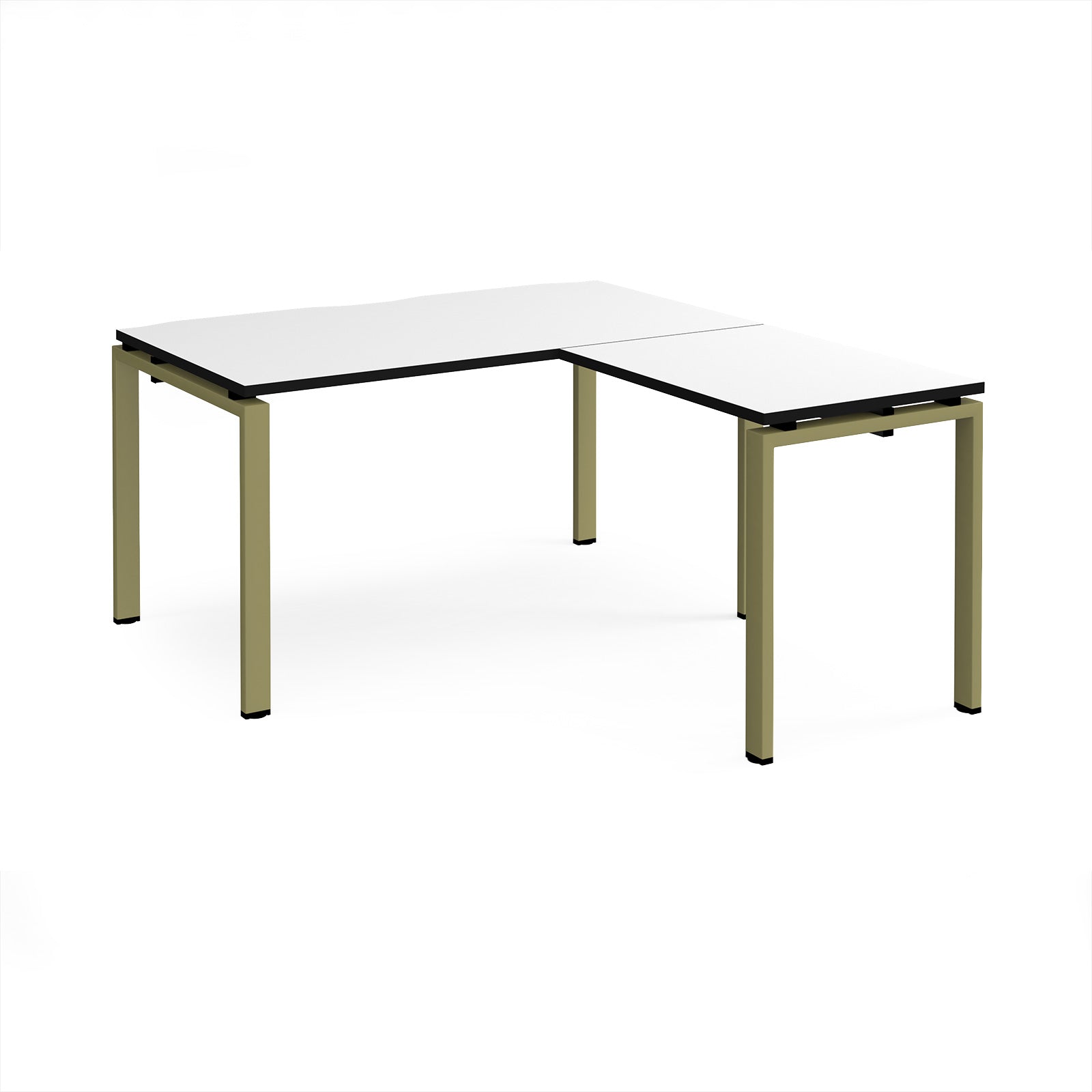 Adapt straight desk with return