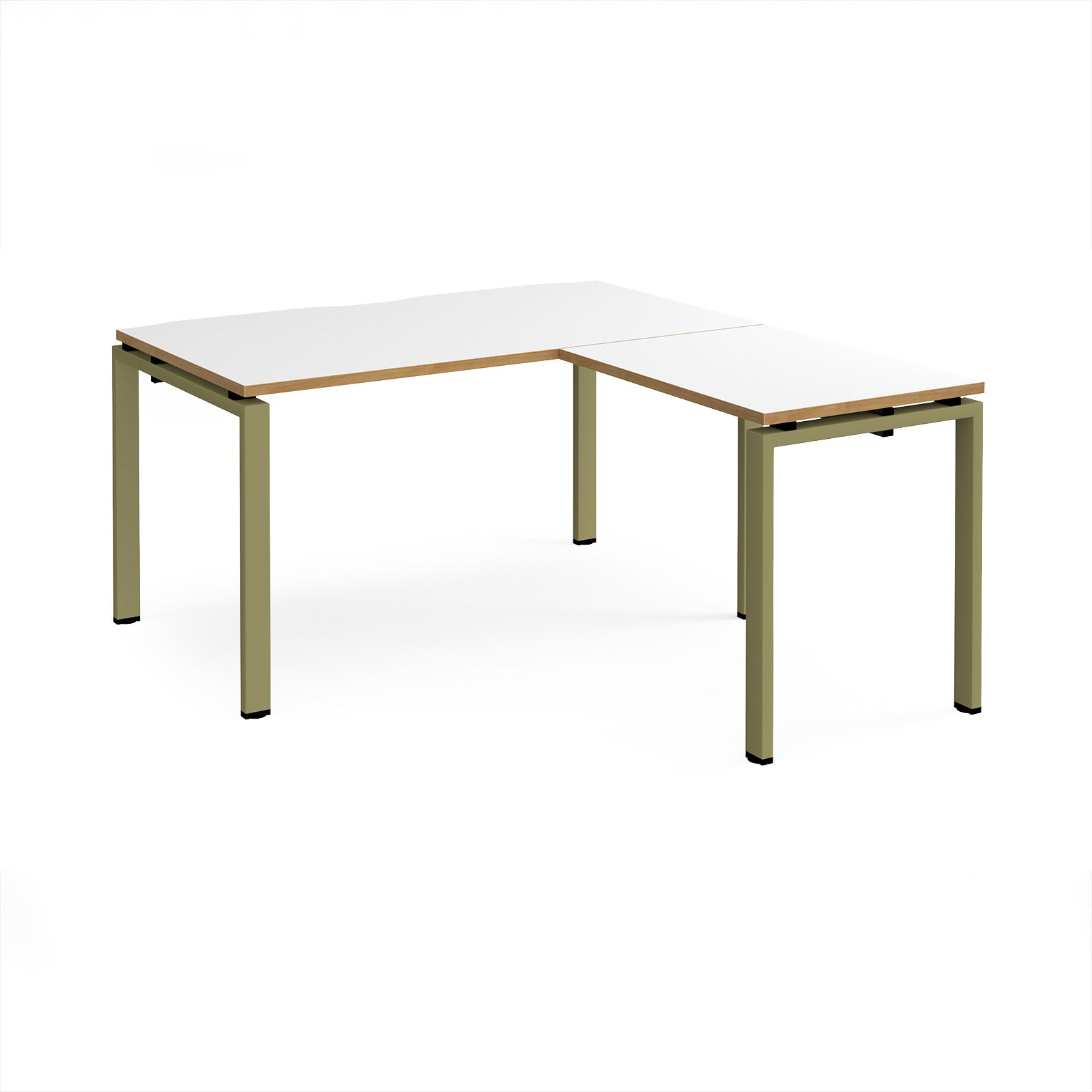 Adapt straight desk with return