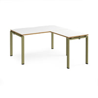Adapt straight desk with return