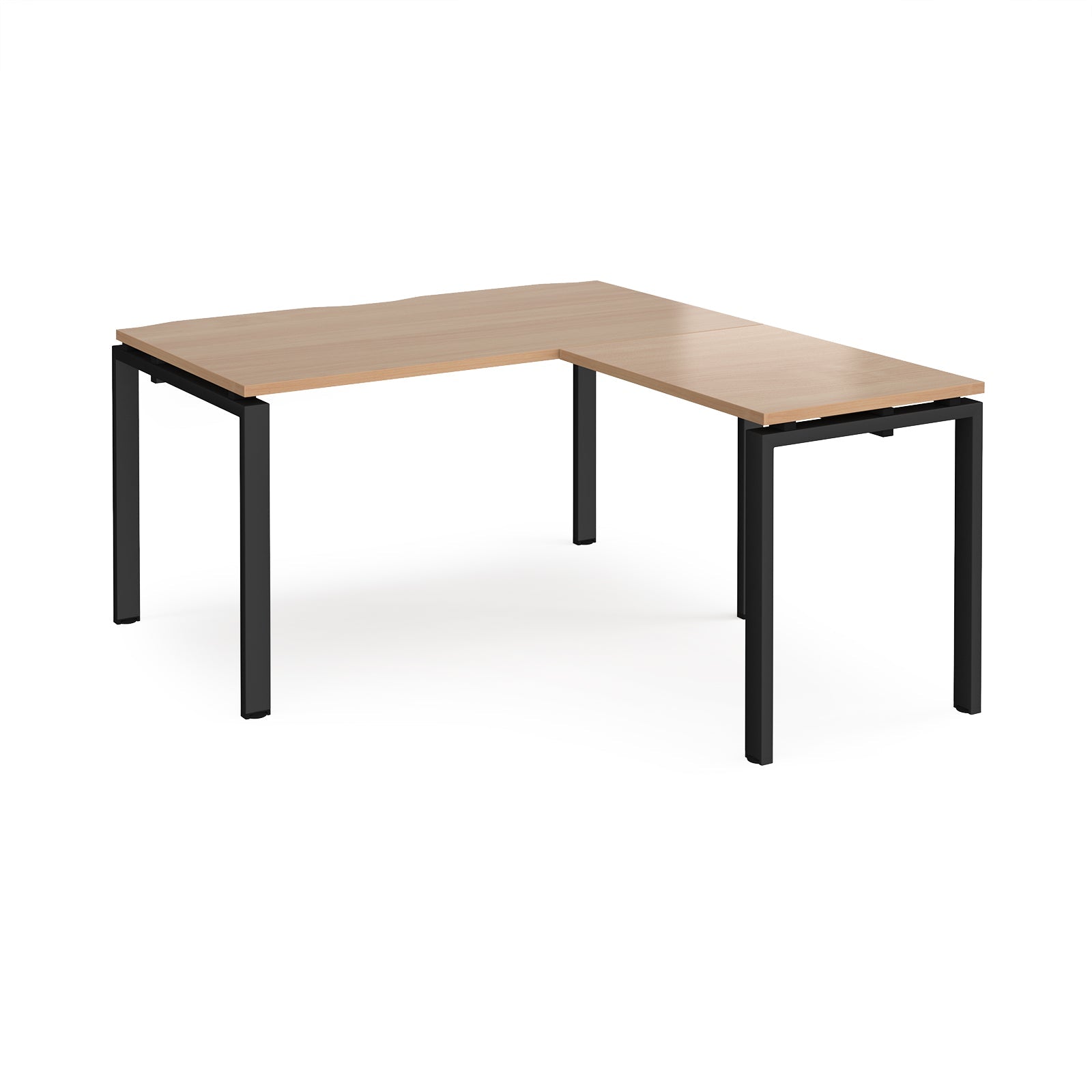 Adapt straight desk with return