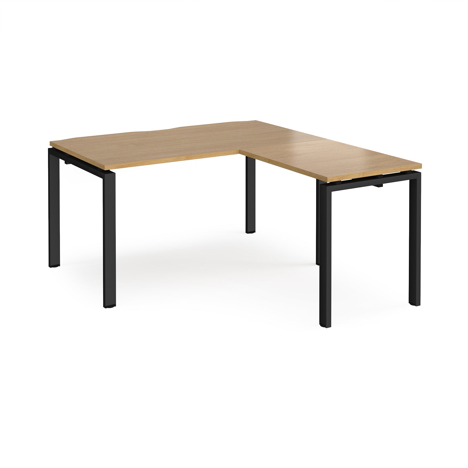 Adapt straight desk with return
