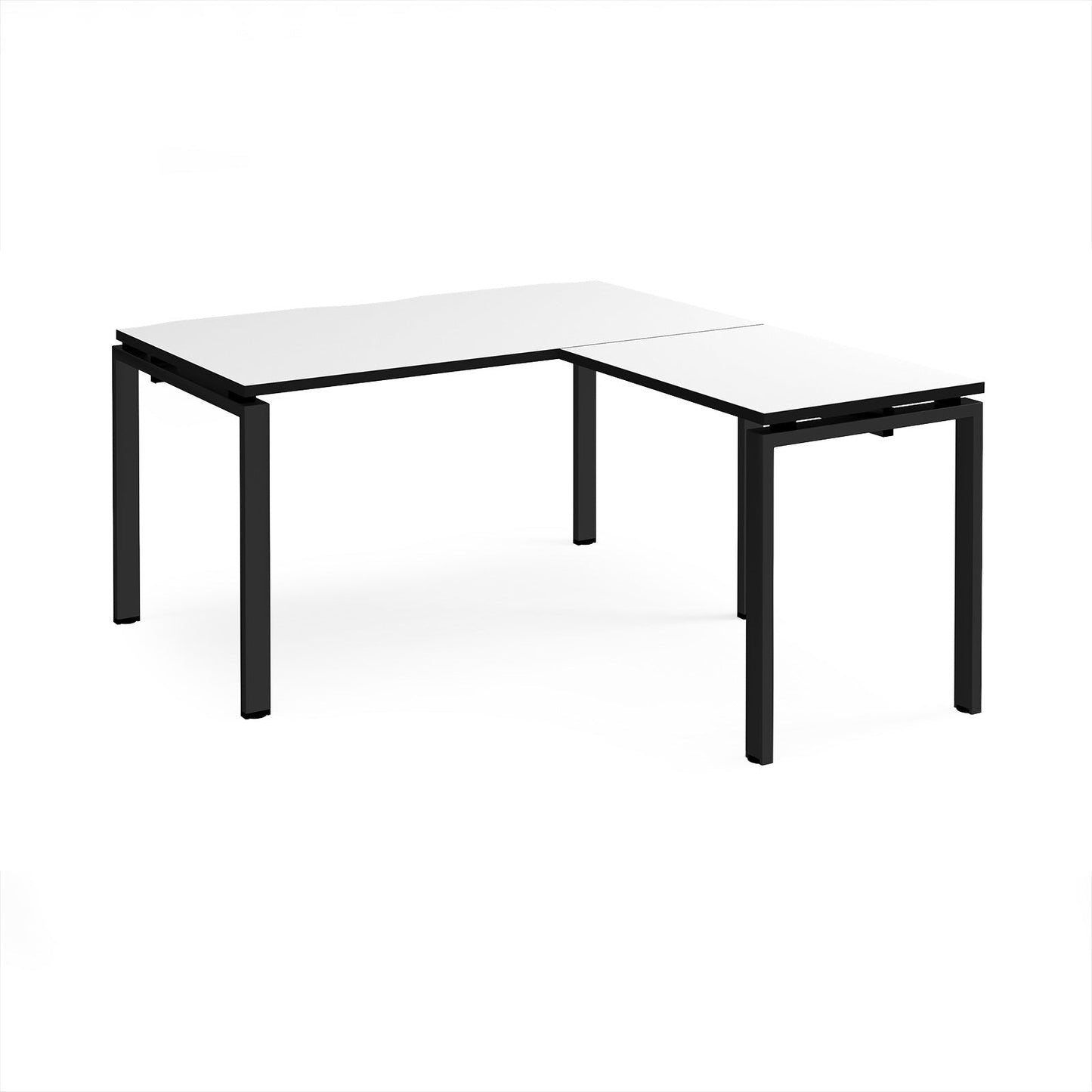 Adapt straight desk with return