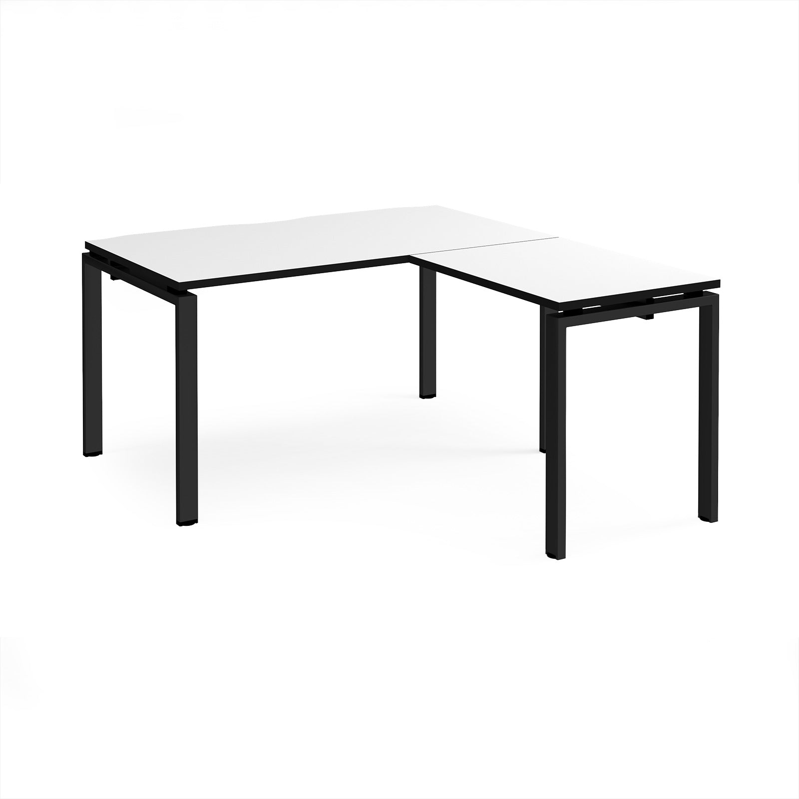Adapt straight desk with return