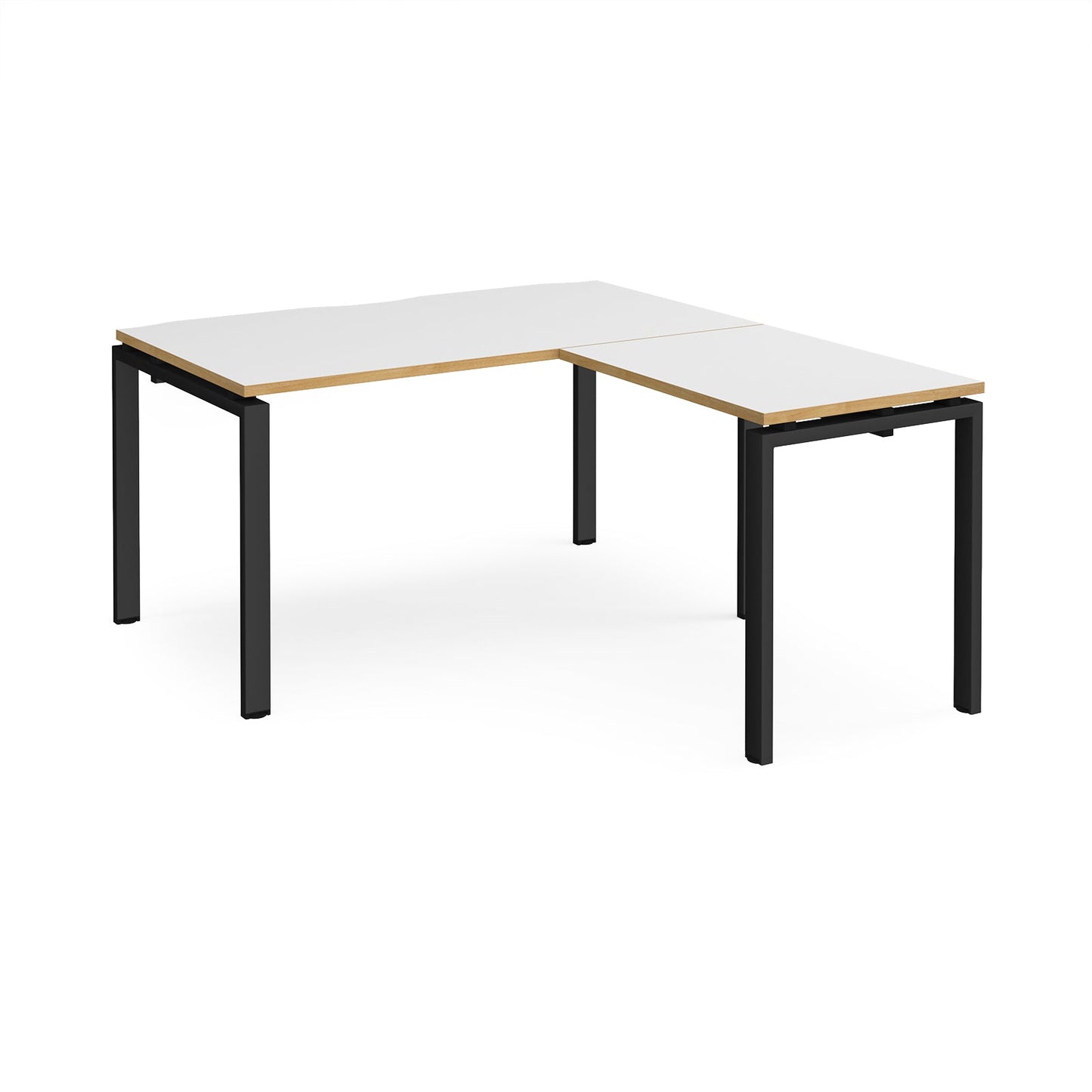 Adapt straight desk with return