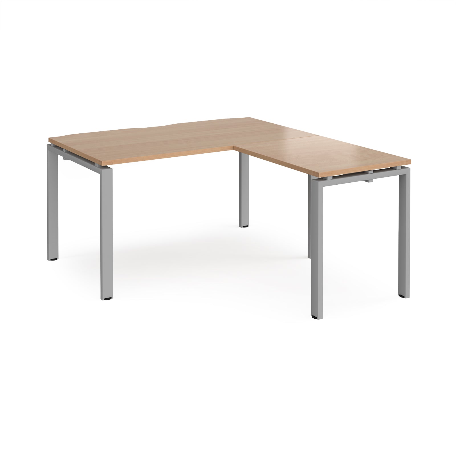 Adapt straight desk with return