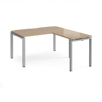 Adapt straight desk with return