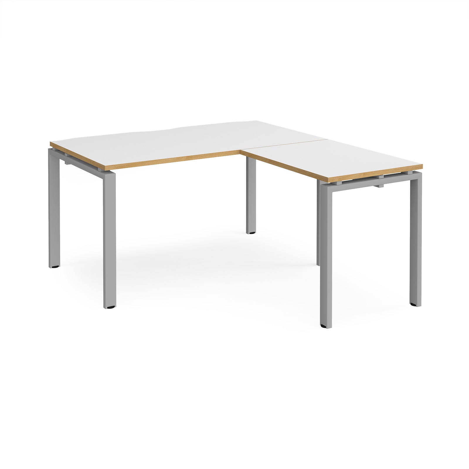 Adapt straight desk with return
