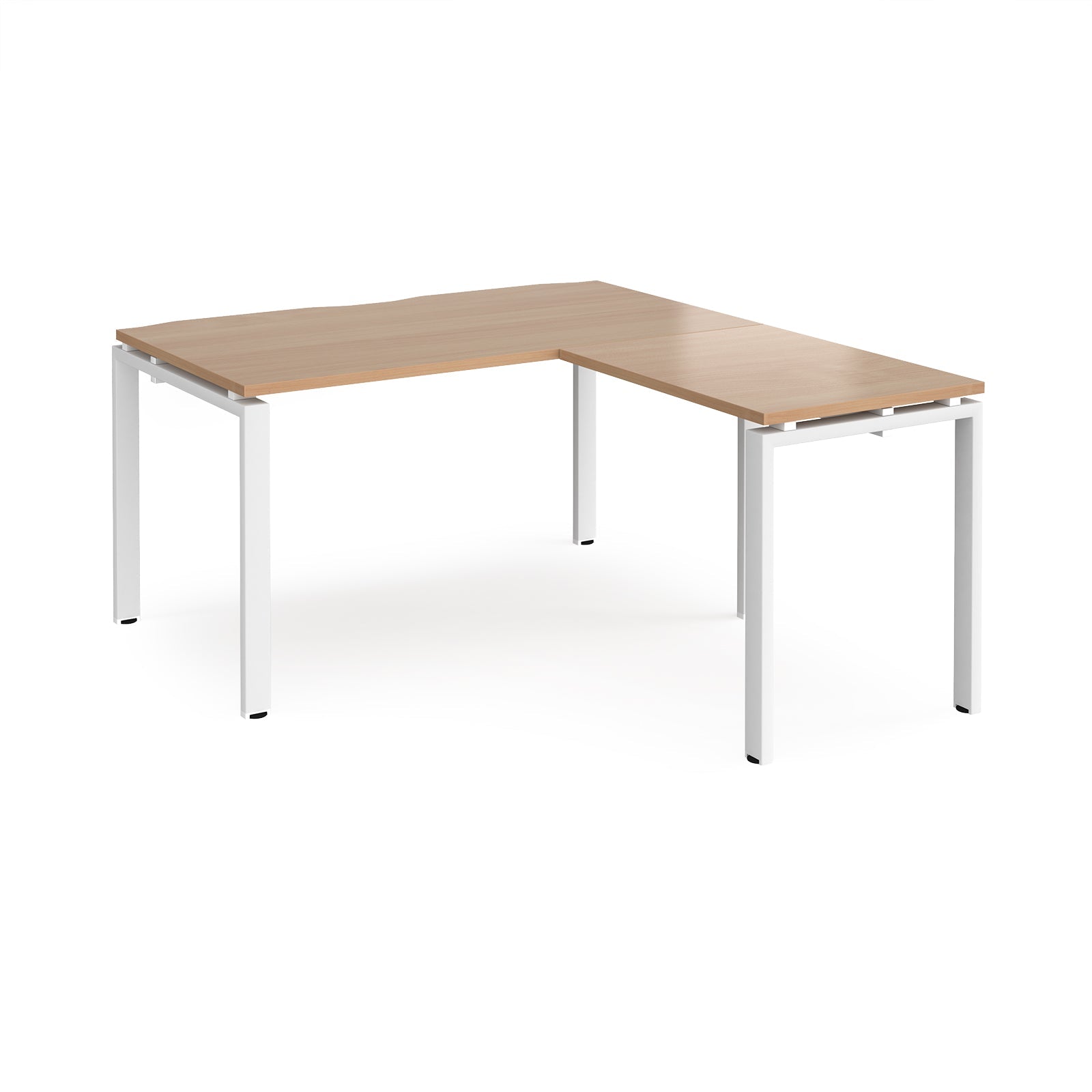 Adapt straight desk with return
