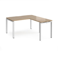 Adapt straight desk with return