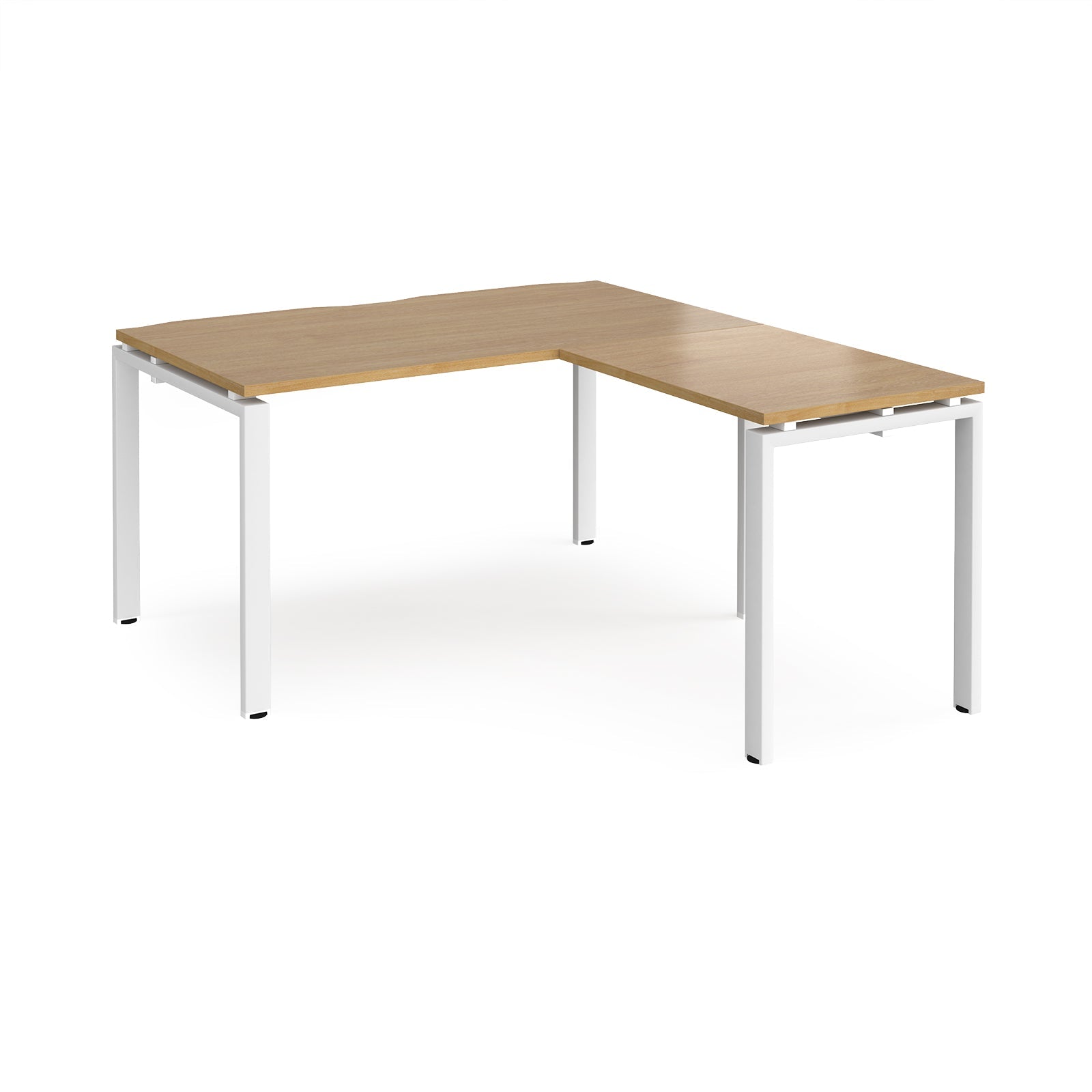 Adapt straight desk with return