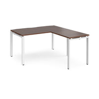 Adapt straight desk with return