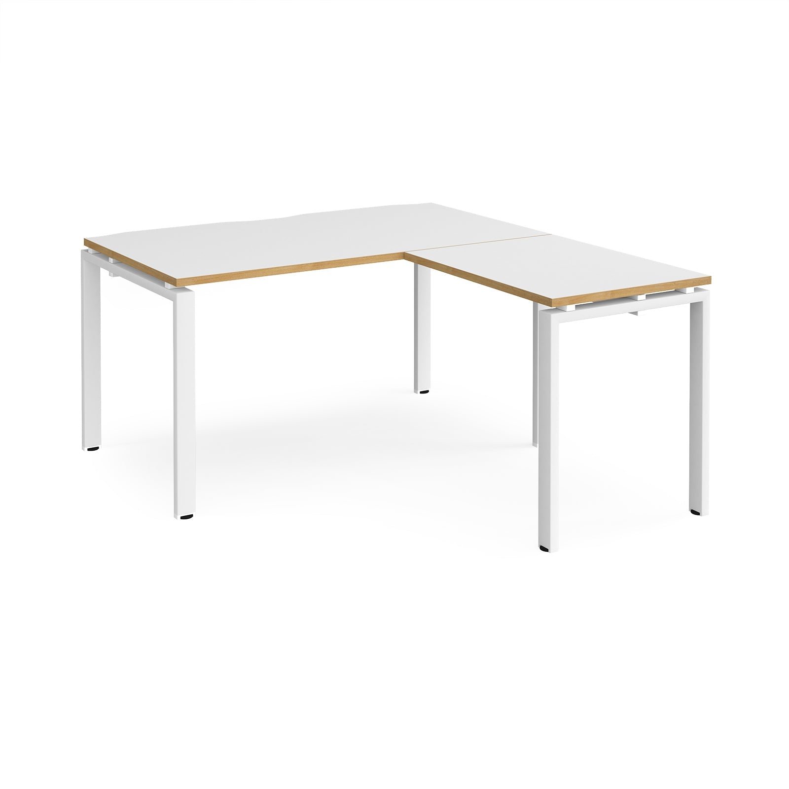Adapt straight desk with return