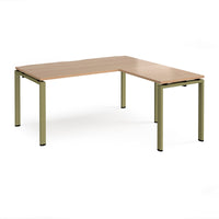 Adapt straight desk with return