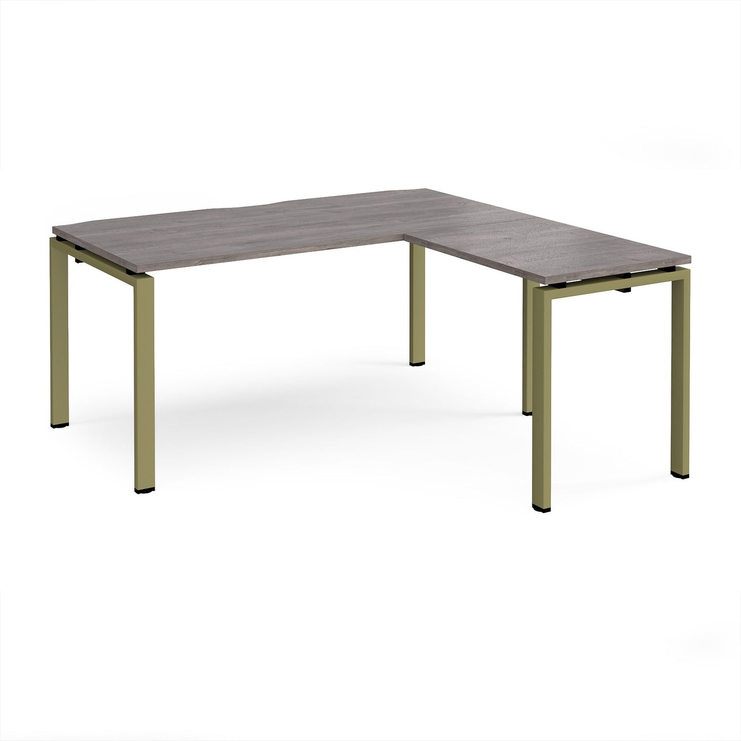 Adapt straight desk with return