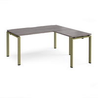 Adapt straight desk with return