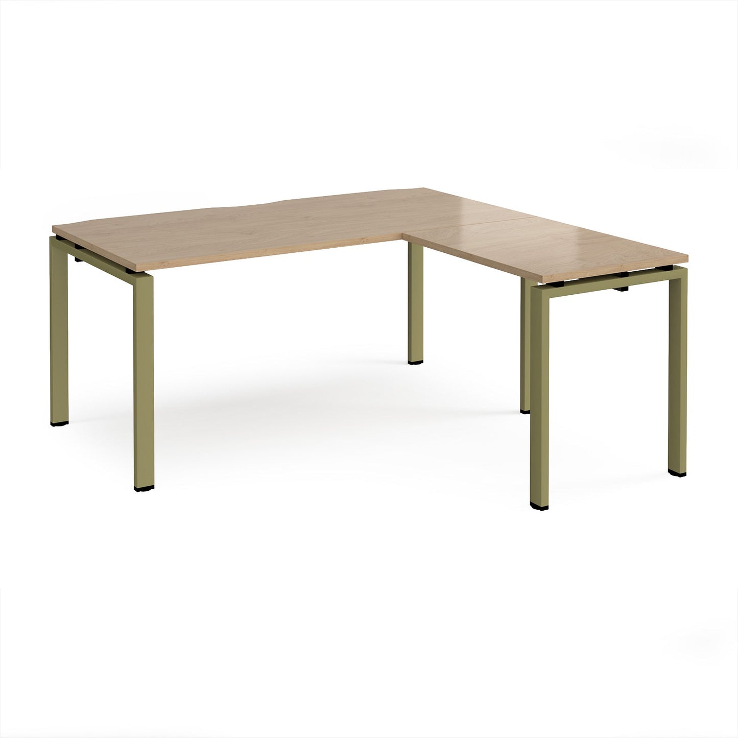 Adapt straight desk with return