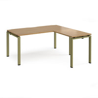 Adapt straight desk with return