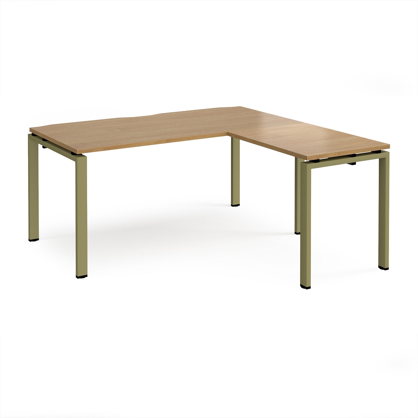 Adapt straight desk with return