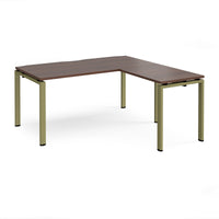 Adapt straight desk with return