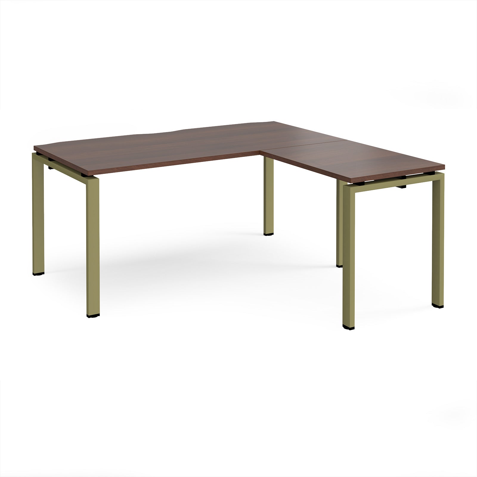 Adapt straight desk with return