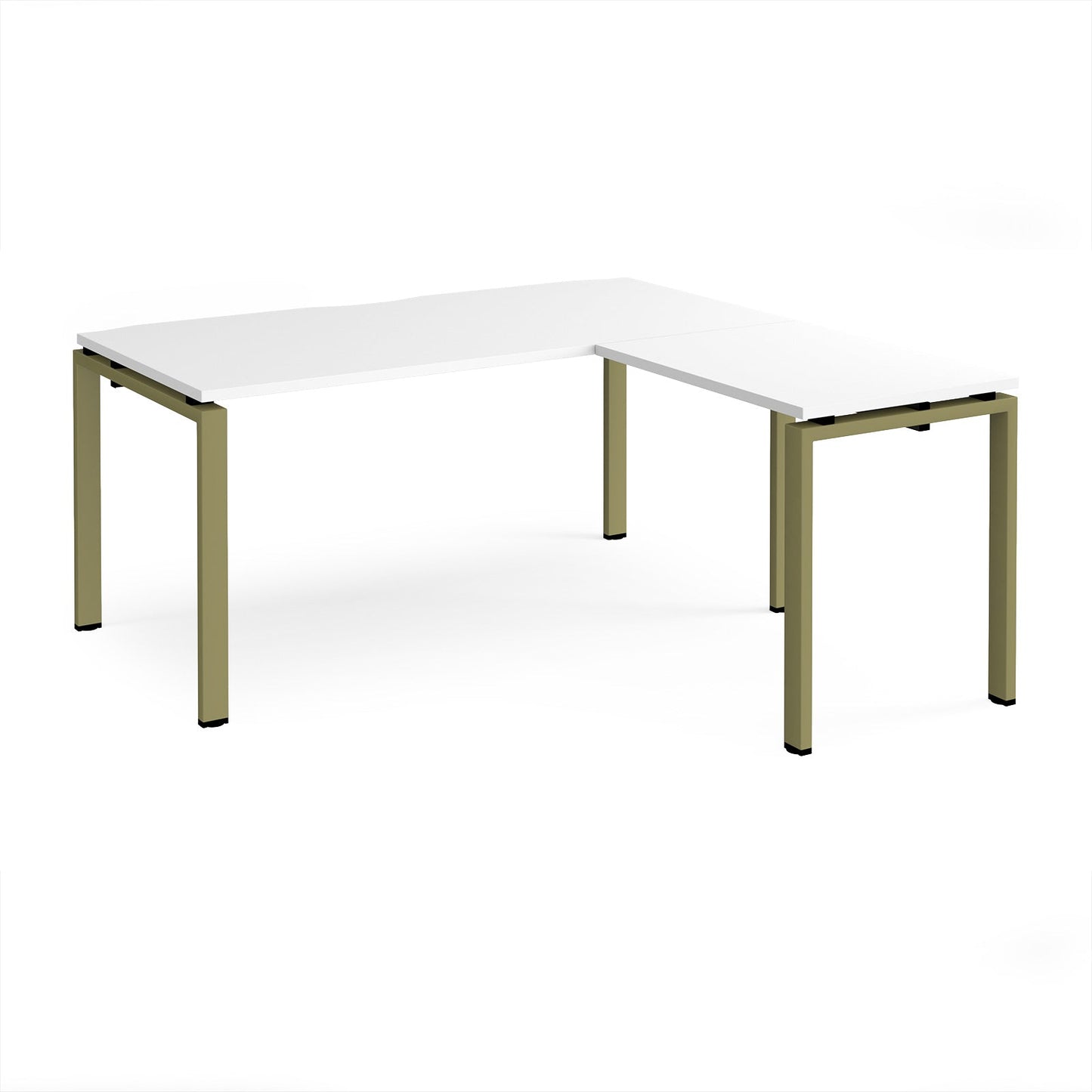Adapt straight desk with return