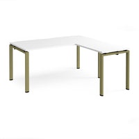 Adapt straight desk with return