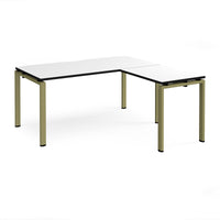 Adapt straight desk with return