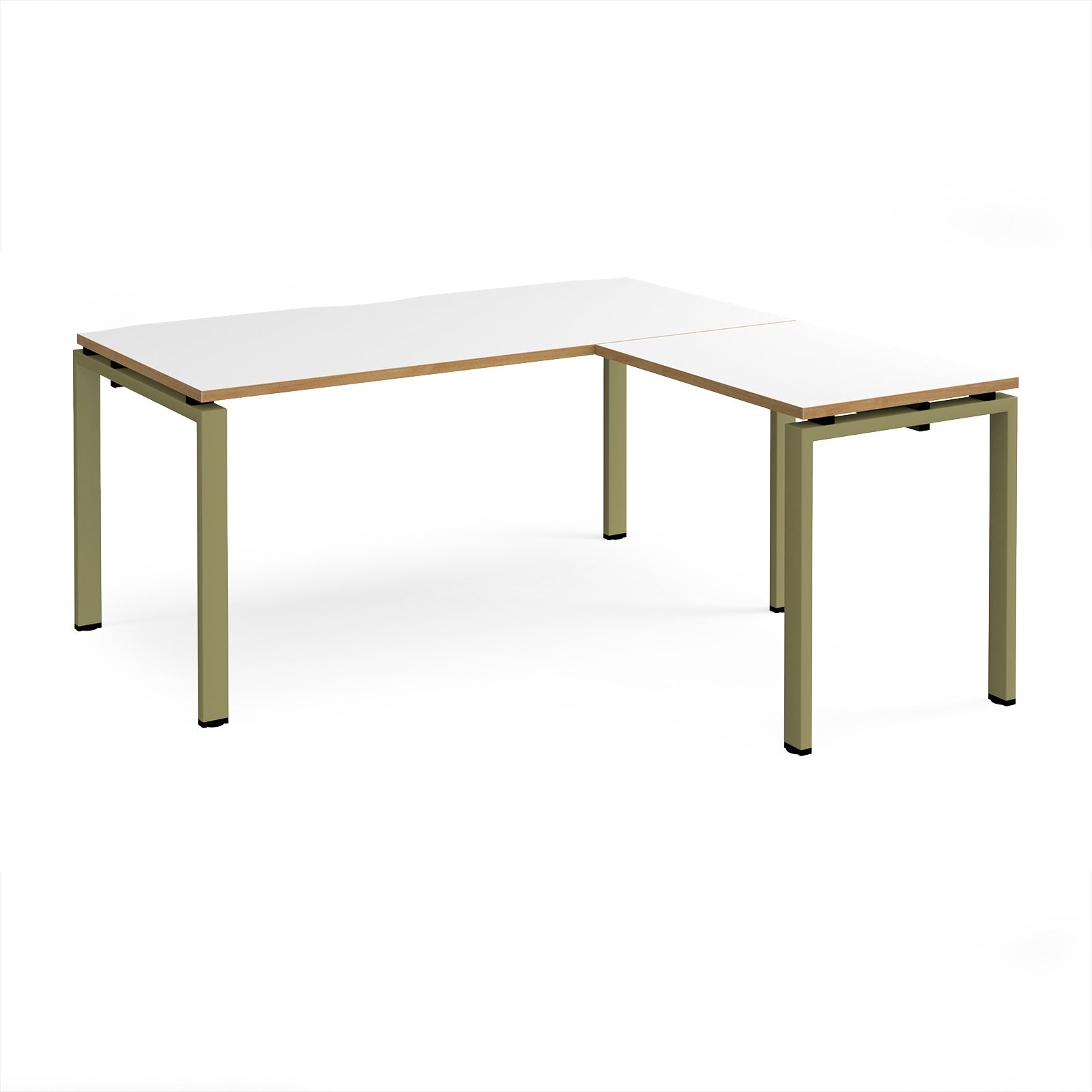 Adapt straight desk with return