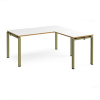 Adapt straight desk with return