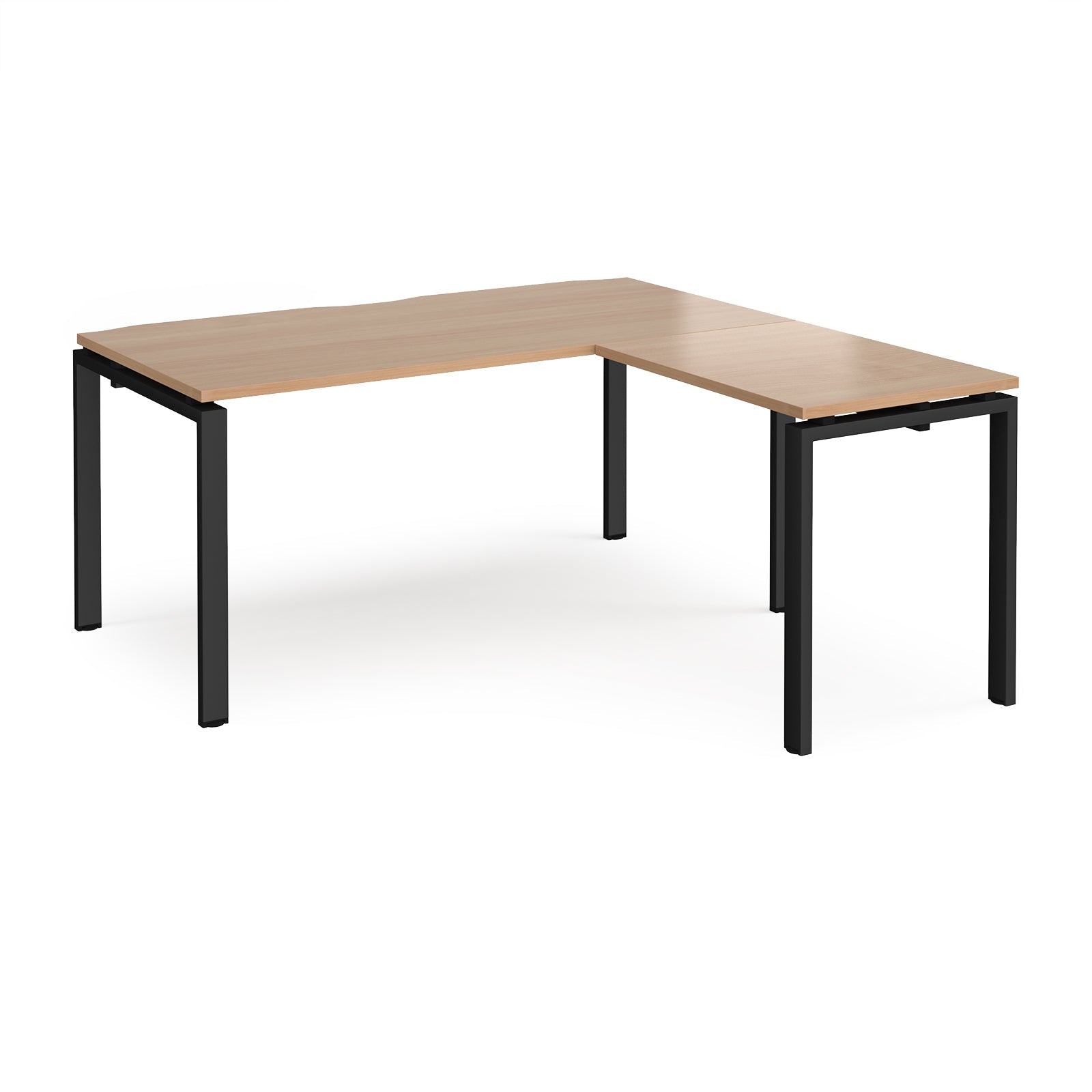 Adapt straight desk with return