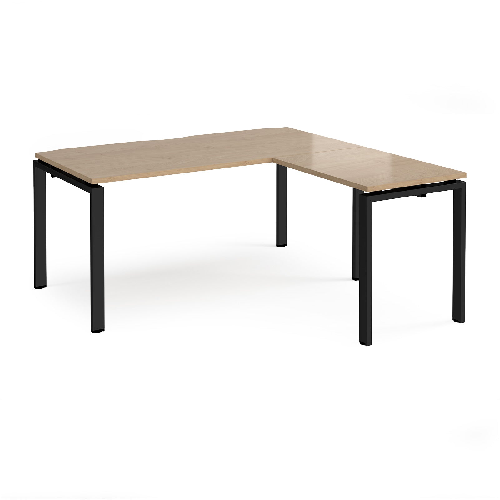 Adapt straight desk with return