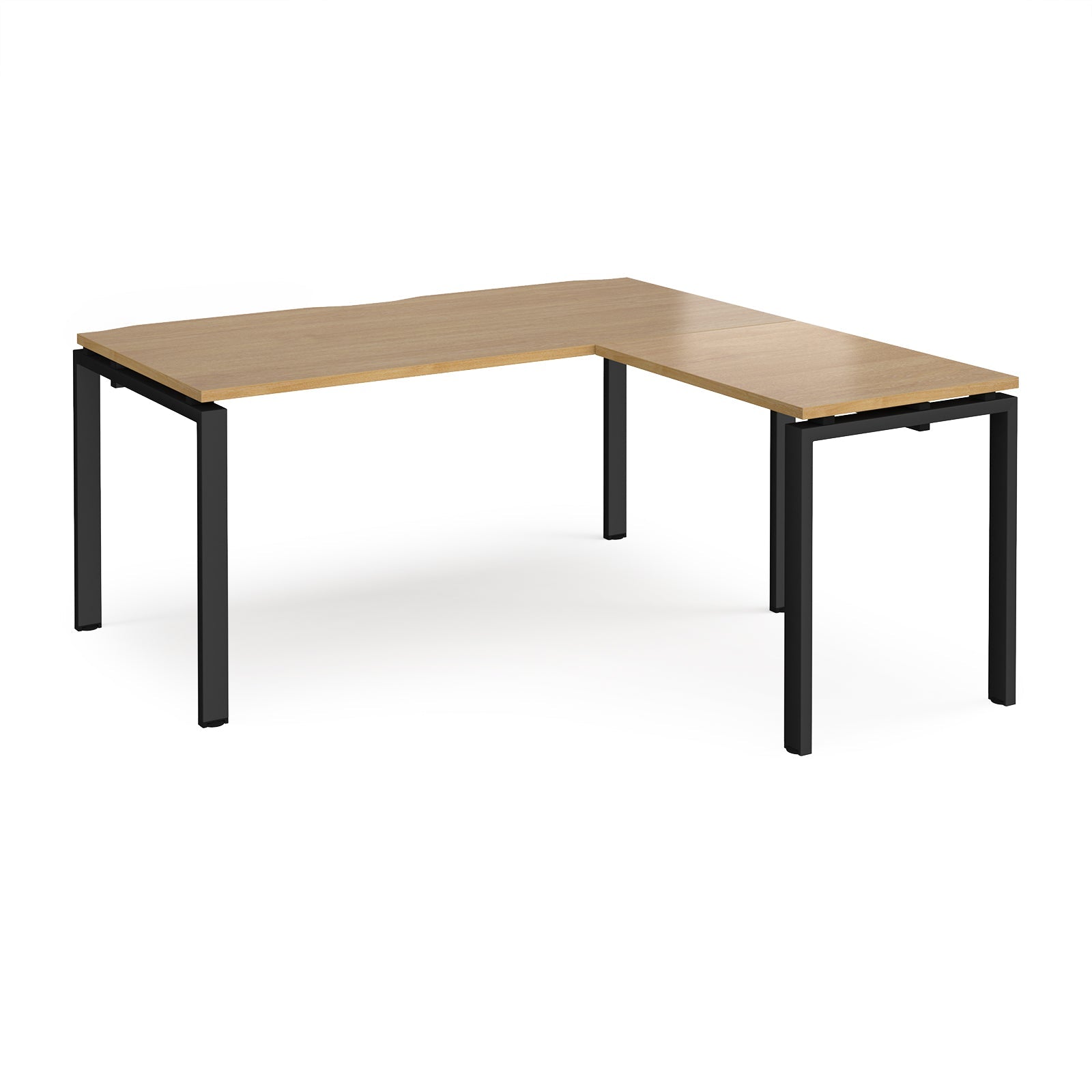 Adapt straight desk with return
