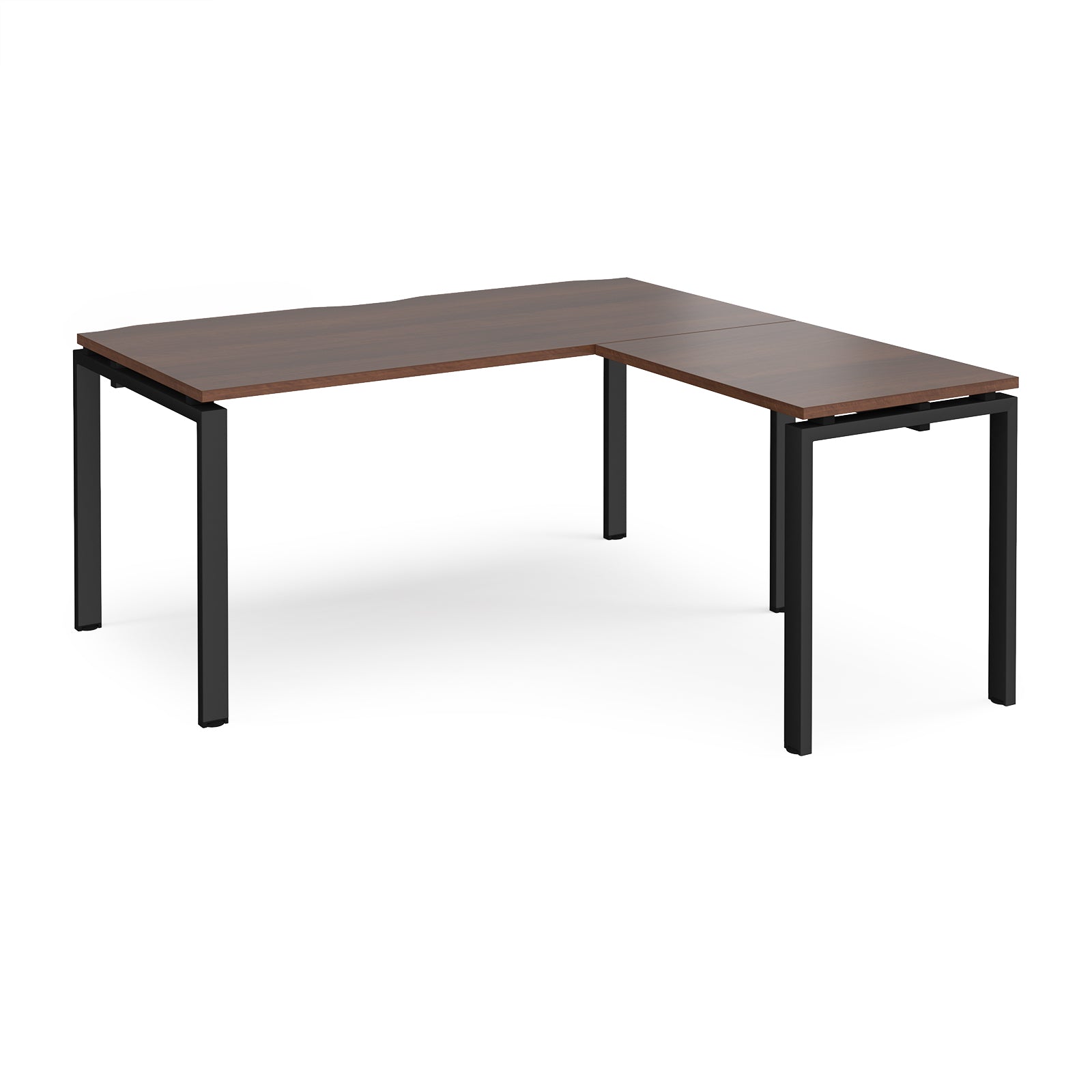 Adapt straight desk with return