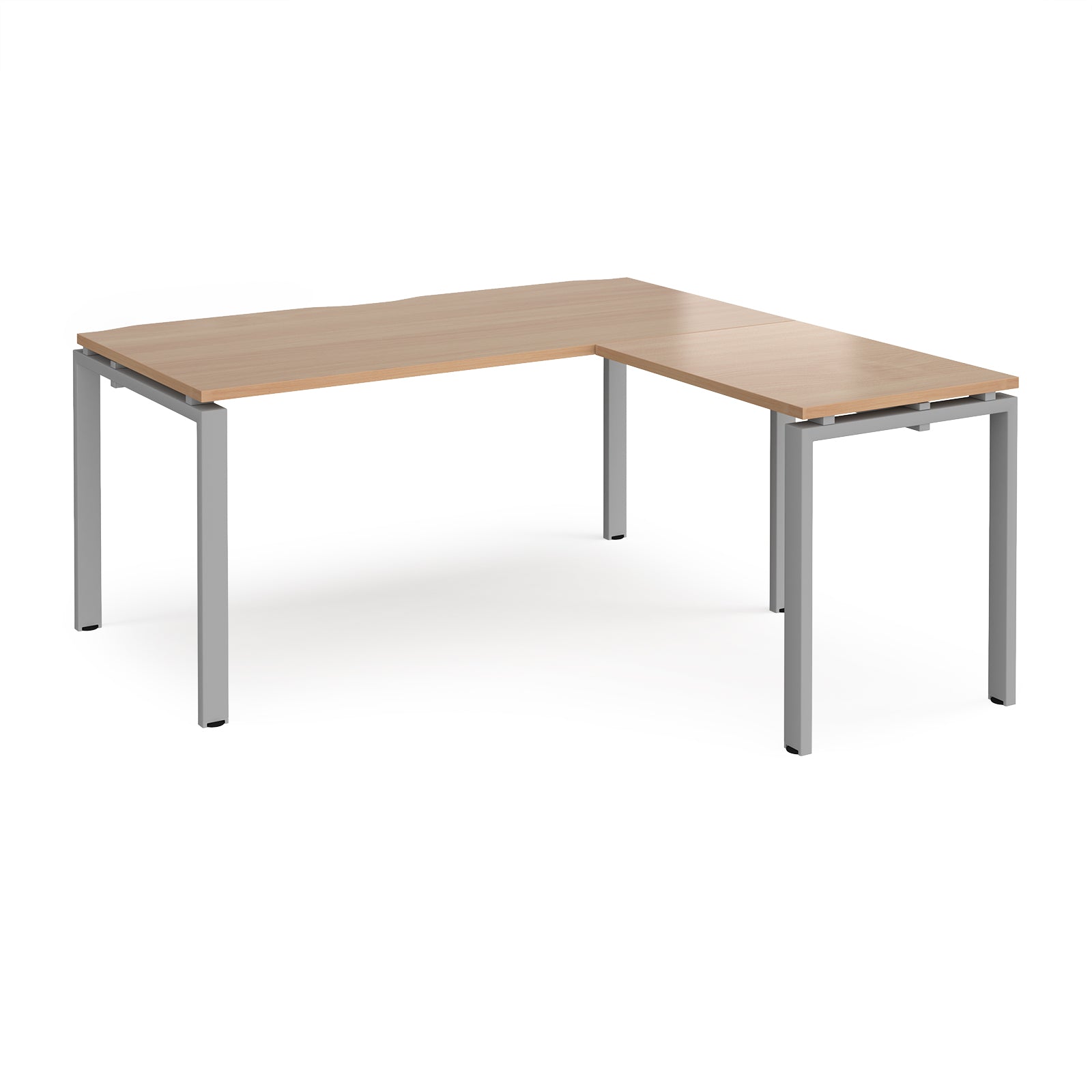 Adapt straight desk with return