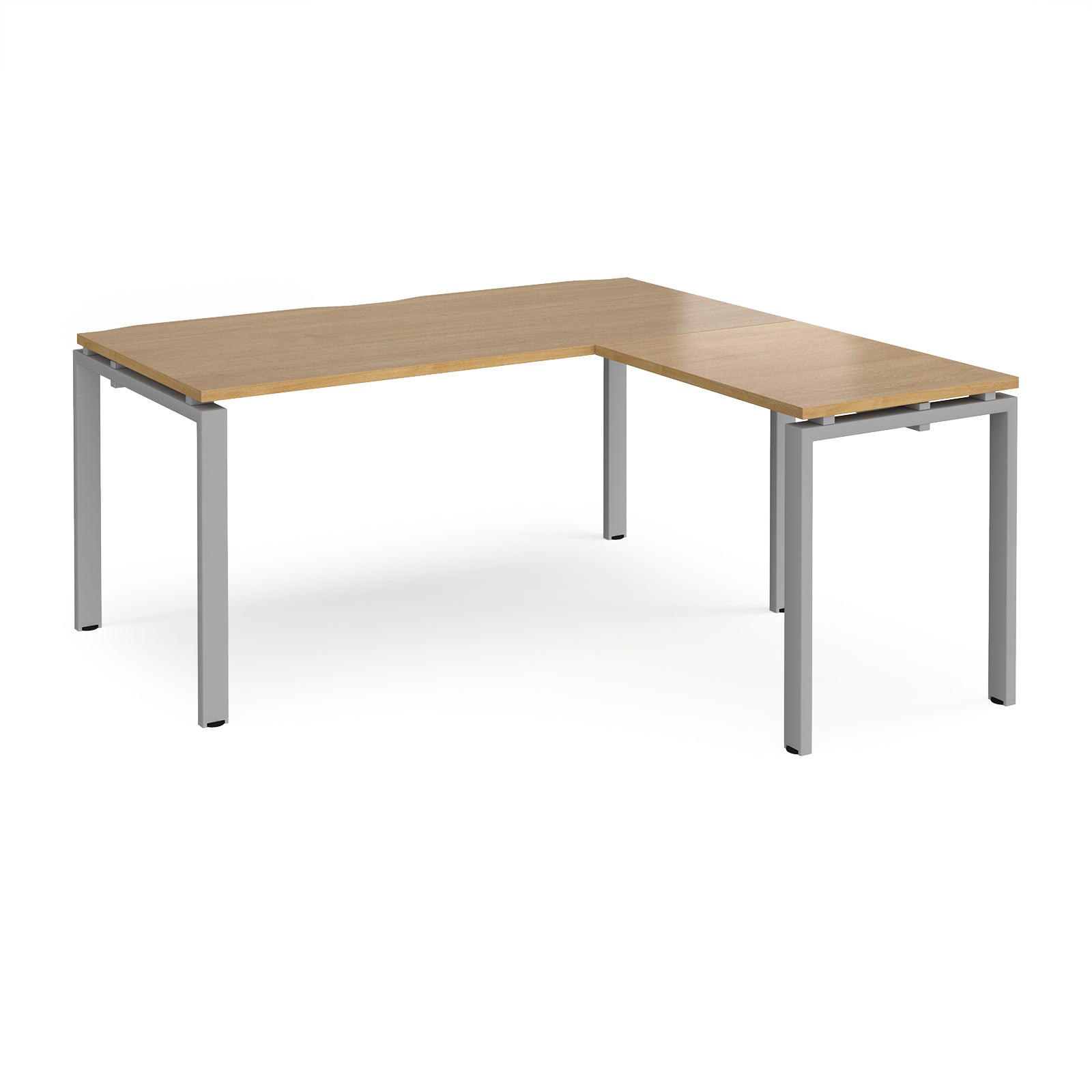 Adapt straight desk with return