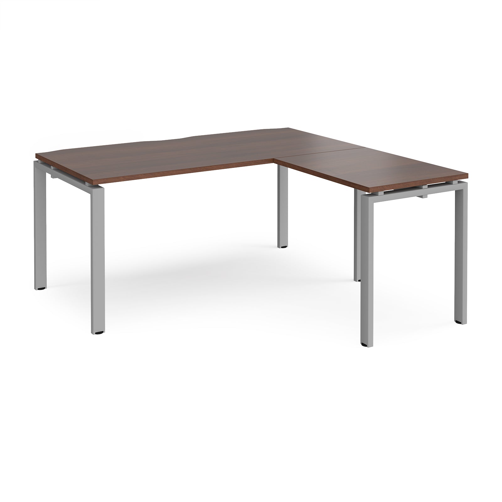 Adapt straight desk with return
