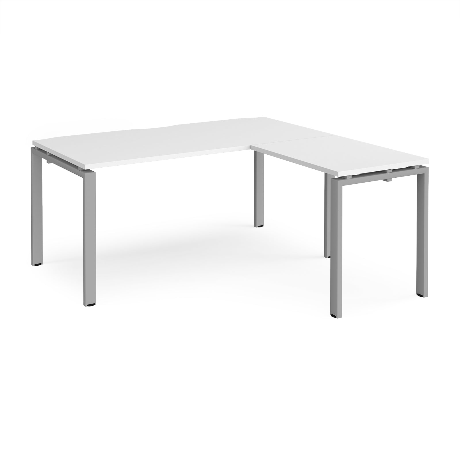 Adapt straight desk with return