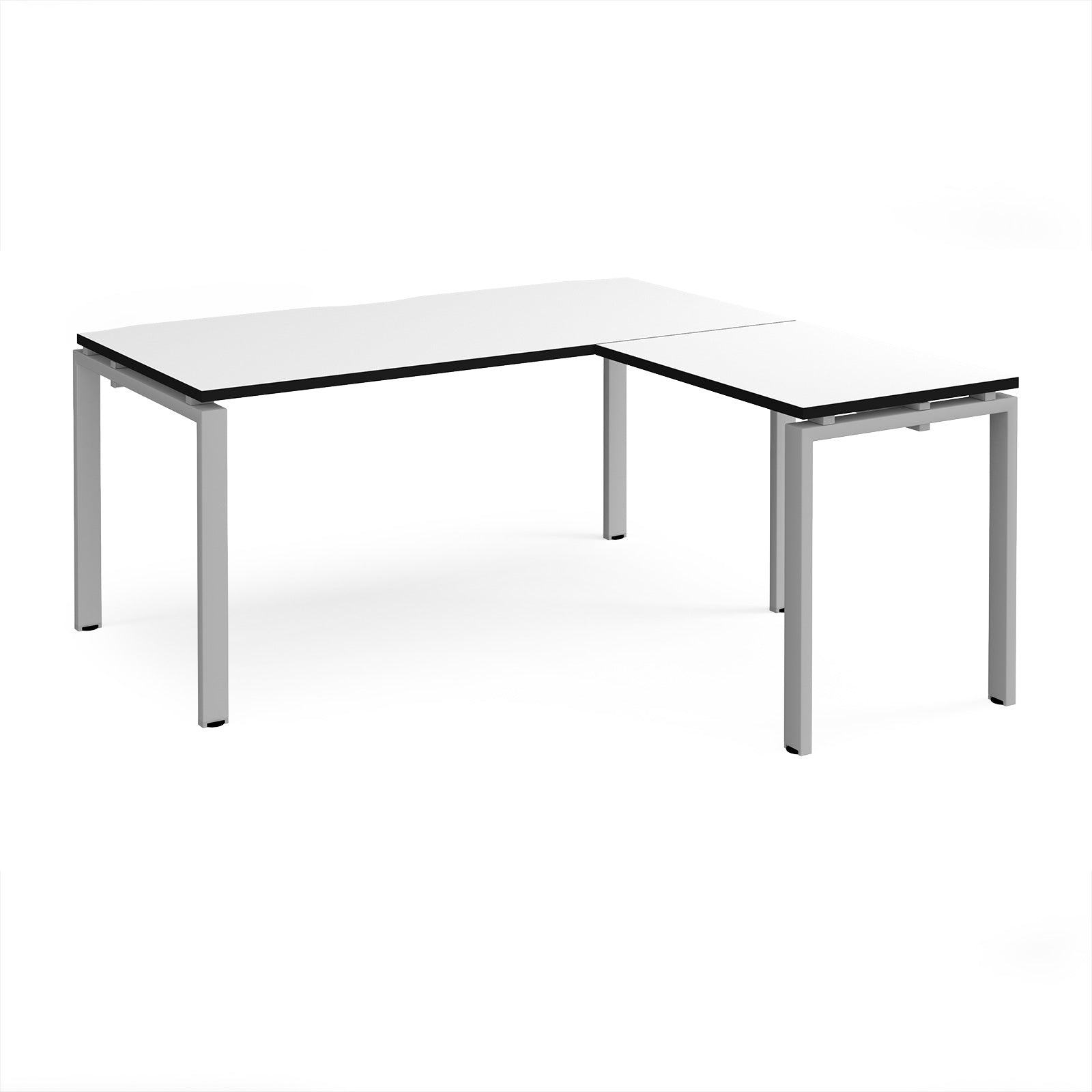 Adapt straight desk with return