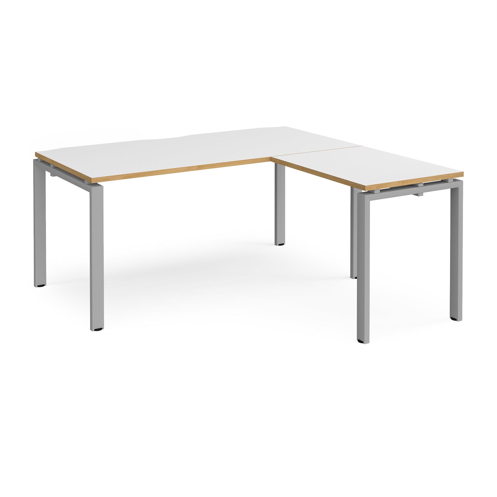 Adapt straight desk with return
