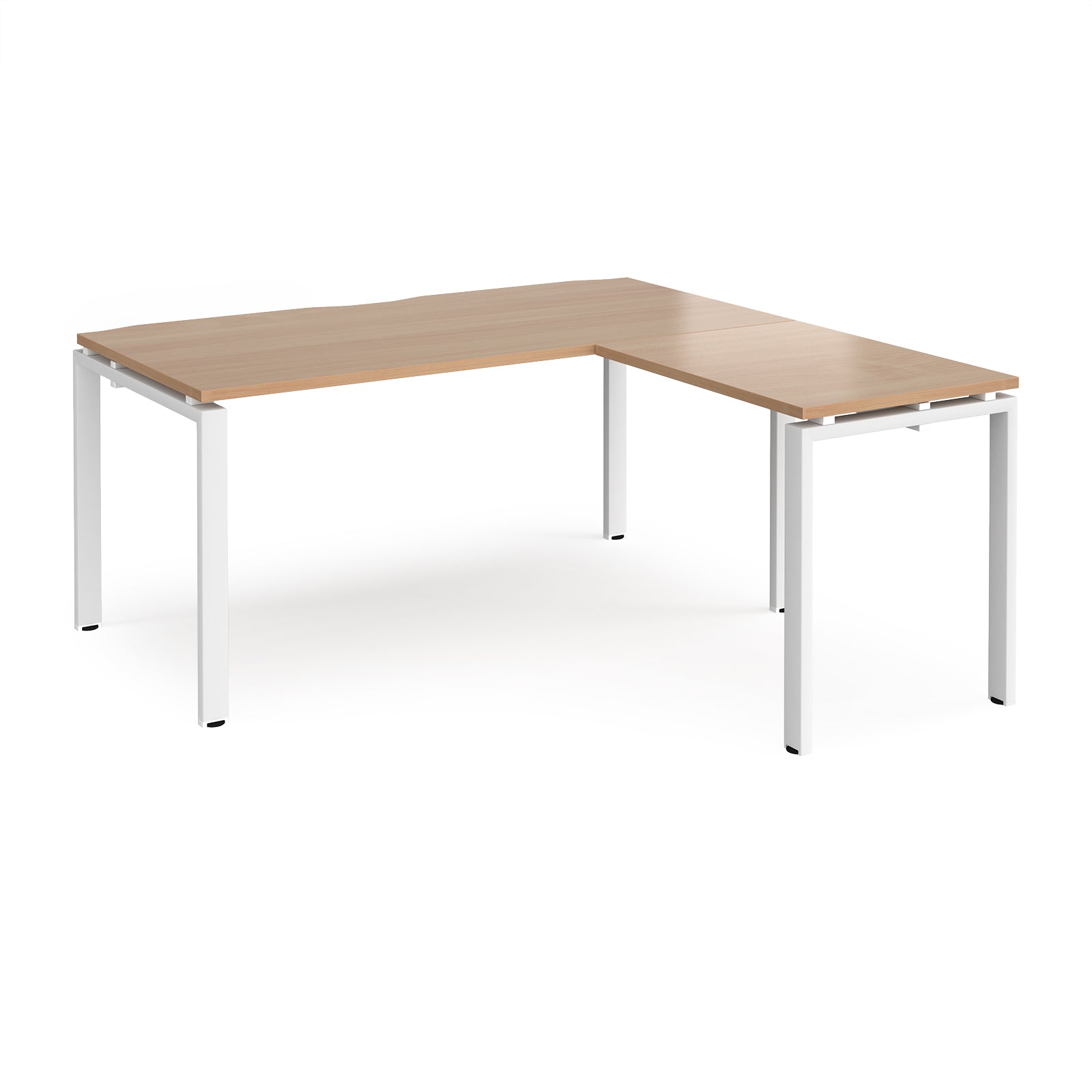 Adapt straight desk with return