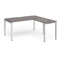 Adapt straight desk with return