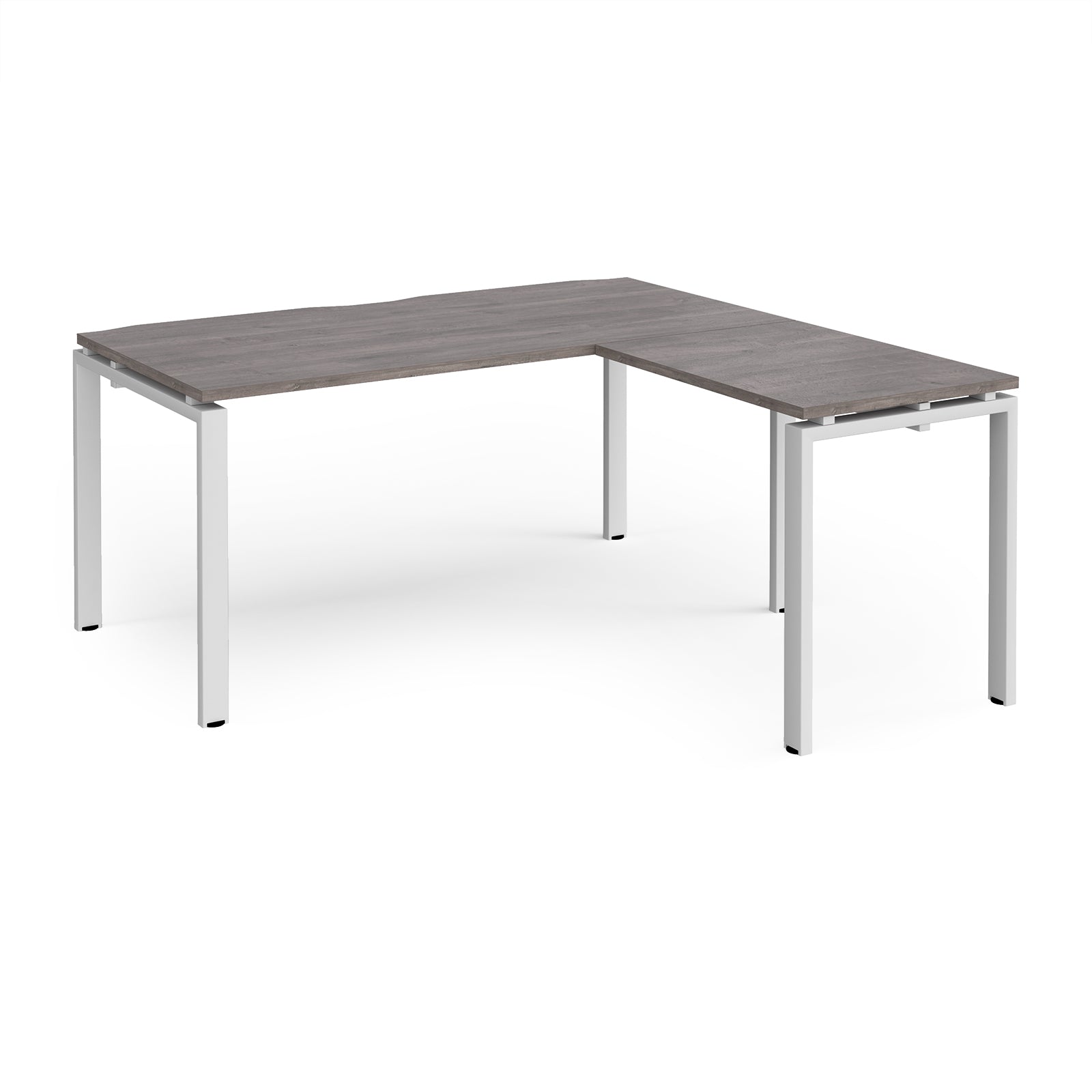 Adapt straight desk with return